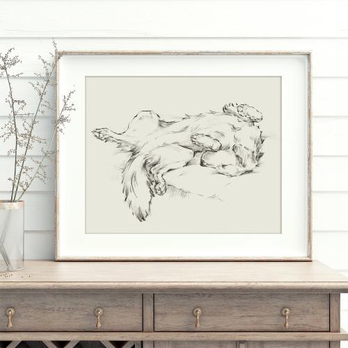 Golden Retriever Art Print by Ethan Harper
