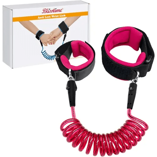 Blisstime Anti Lost Wrist Link Safety Wrist Link for Toddlers, Babies & Kids