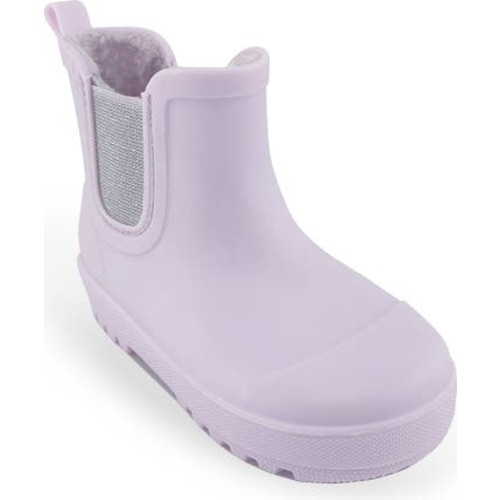 Kids' Shortie Rain Boot with Faux Fur Lining