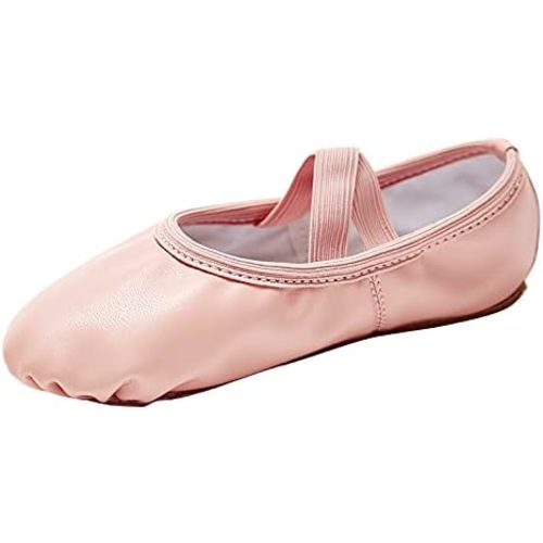 Stelle Ballet Shoes for Girls Toddler Dance Slippers Soft Leather Ballerina Boys Shoes for Toddler/Little Kid/Big Kid/Women