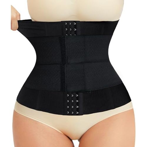 LODAY Waist Trainer Corset Shapewear Tummy Control Body Shaper Waist Cincher for Women Postpartum Belly Band Wrap