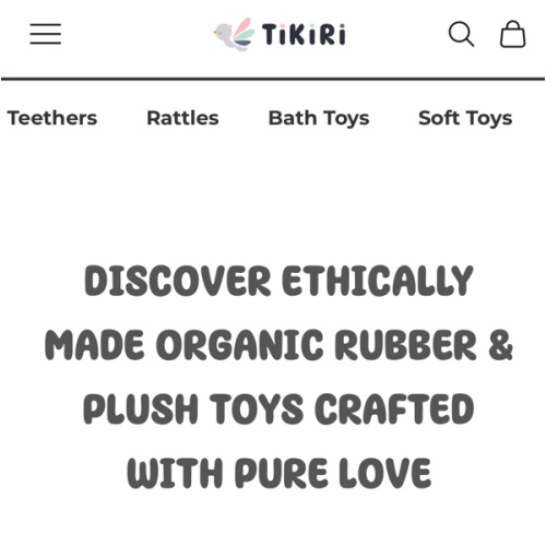 Natural Rubber Teethers and Toys for Babies | Shop Quality Eco Friendly Baby Toys
