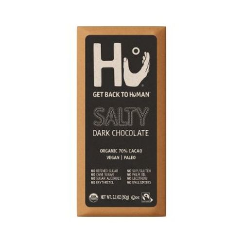 Hu Salty Dark Chocolate 70% Cacao Candy - 2.1oz