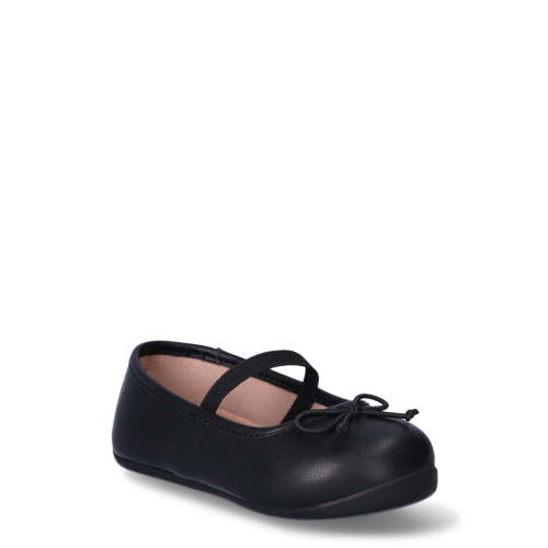 Wonder Nation Baby Girls Bow Ballet Flat Shoes