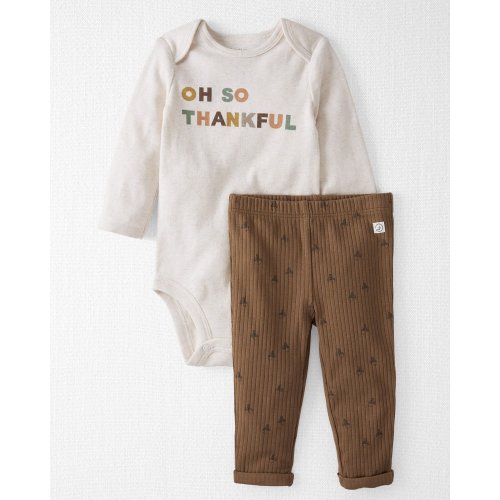 Baby 2-Piece Organic Cotton Oh So Thankful Set - Little Planet | Carter's