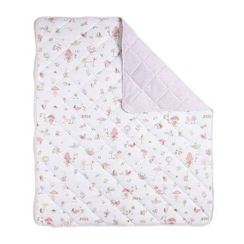 Living Textiles Whimsical Wonderland Reversible Organic Cotton Cot Comforter