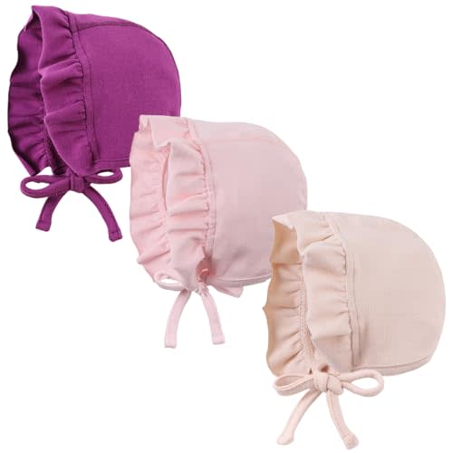 Lovely Baby Girl Hospital Hat Soft Cotton Newborn Beanie Winter Baby Hats for Infant Girls