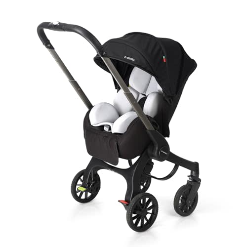 Cochildor Citi 2.0 Pro Baby Stroller, Rear-Facing Stroller with Adjustable Canopy and Extendable Seat Panel, Black