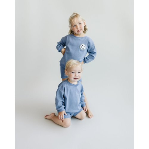 Biker Shorts Set | Blue – Peachee