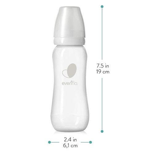 Evenflo Feeding Premium Proflo Venting Balance Plus Standard Neck Baby, Newborn and Infant Bottles - Developed by Pediatric Feeding Specialists - 9 Ounce (Pack of 6)