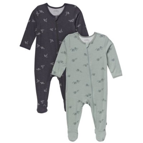 Modern Moments by Gerber Baby Neutral Super Soft 2-Pack Sleep N´Play, Sizes Newborn - 12 Months