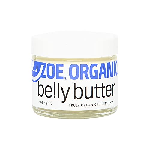 Zoe Organics - Organic Belly Butter, Rich Conditioning Treatment for Stretching Skin During Pregnancy, For Stretch Marks and Supports Skin Elasticity (2 Ounces)