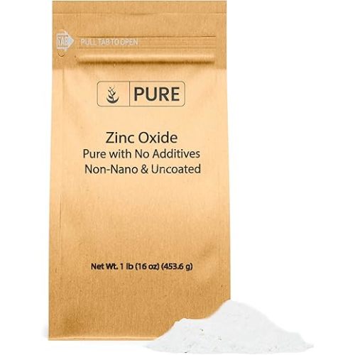 Pure Original Ingredients Zinc Oxide, Eco-Friendly Packaging, Non-Nano (1 Pound)