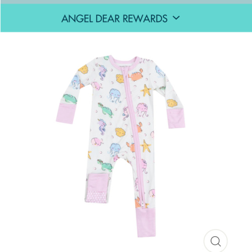2 Way Zipper Romper - Cute Sea Creatures – Angel Dear