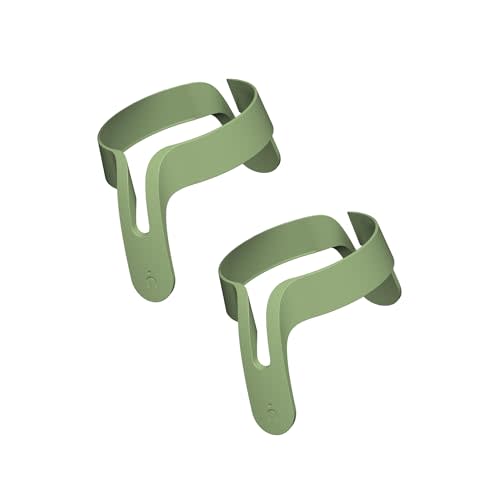 Nanobebe Flexy Bottle Handles, Easy-Grip Ergonomic Handles, Transitional Sippy Cup Handles 2-Pack, Sage