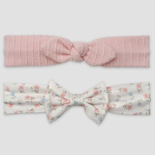 Carter's Just One You® Baby Girls' 2pk Floral Headwrap - Pink Newborn