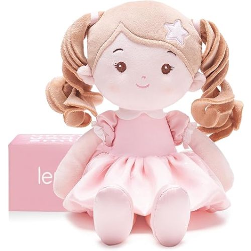 LeyaDoll Soft Baby Doll (12''), My First Baby Rag Doll - Princess Starlet