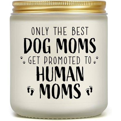 New Mom Gifts for Pregnant Women, Funny Dog Mom Pregnancy Gift for Expecting Moms, Mother to be Gift for First Time Mommy, Congrats on Pregnancy Candle Present for Wife Friend Sister