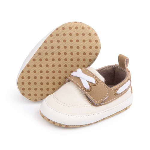 Bonario Baby Boys Loafers Infant Crib Shoes Newborn PU Sneakers for First Walkers 3-18 Months