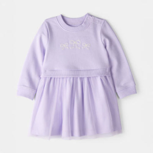 3 months Carter's Baby Girls Long Sleeve Cuffed A-Line Dress