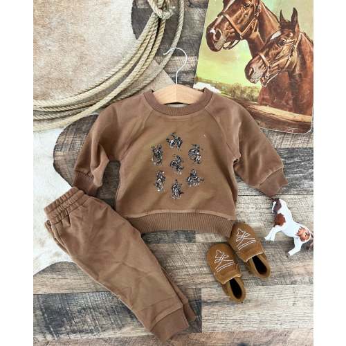 Rodeo Rowdy Lounge Set 3-6 months