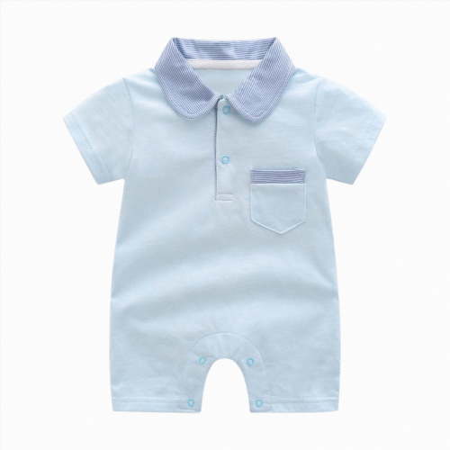 JUMEYU Newborn Romper Boy Short Sleeve Baby Shirts for Boys & Girls Baby Soccer Romper Jerseys & Infant Soccer Outfits & Toddler Soccer Clothes 0 3 6 9 12 18 24 Months (Sky Blue,6-9 Months)