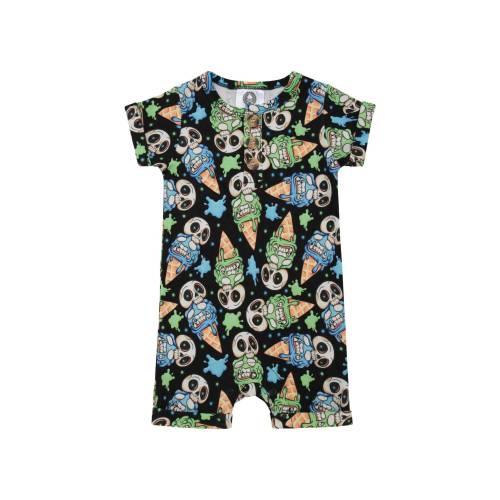 Bright Gothic Ice Cream Baby Romper | Alternative Baby Clothing