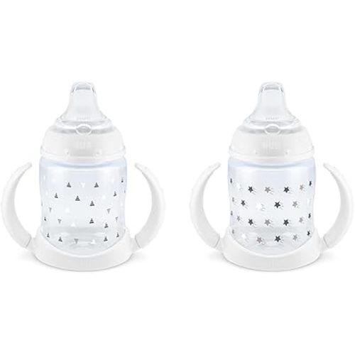 NUK Learner Cup, 6+ Months, Timeless Collection, Amazon Exclusive, 5 Oz, Pack of 2 – BPA Free, Spill Proof Sippy Cup
