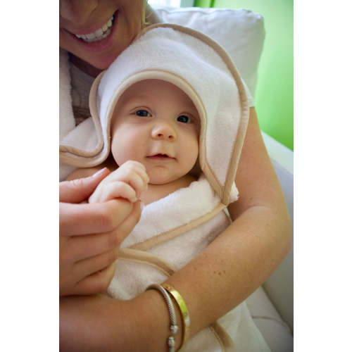 Butterfly Winged Baby Towel - Sandy Tan – Up In Arms Baby