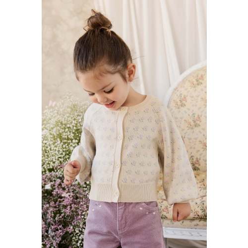Evie Knitted Cardigan - Vanilla Evie