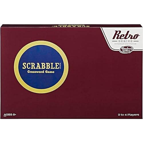 Hasbro Gaming Retro Series Scrabble 1949 Edition Board Game (Amazon Exclusive)