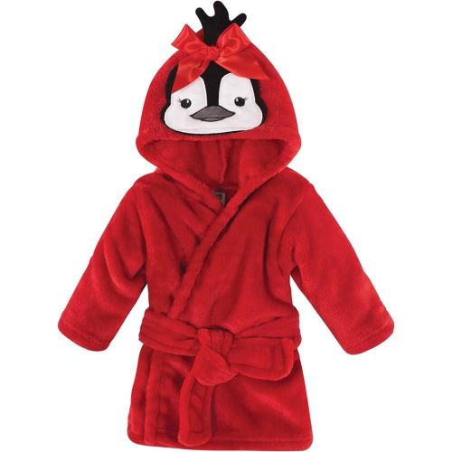 Hudson Baby Unisex Baby Plush Animal Face Bathrobe