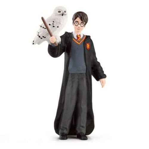 Harry Potter Harry and Hedwig Action Figure Playset: Schleich Plastic Wizarding World Toy Figures