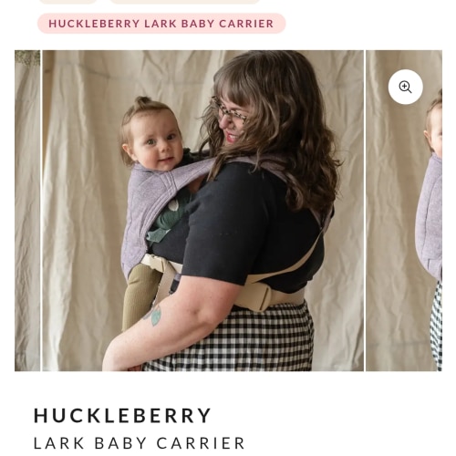 Huckleberry Baby Carrier | Ergonomic Soft Structured Carrier