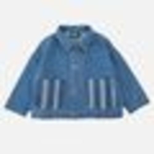 STRIPE POCKET CHORE COAT