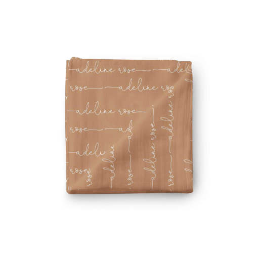 Personalized Baby Name Swaddle Blanket