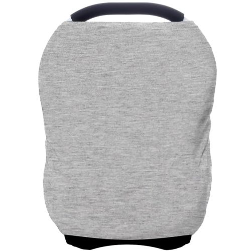 Car Seat Covers Baby - Multi-use Cover Carseat Canopy, Breathable Breastfeeding Cover, Car Seat Covers for Bbies, Boys & Girls Shower Gifts (Knit Grey)