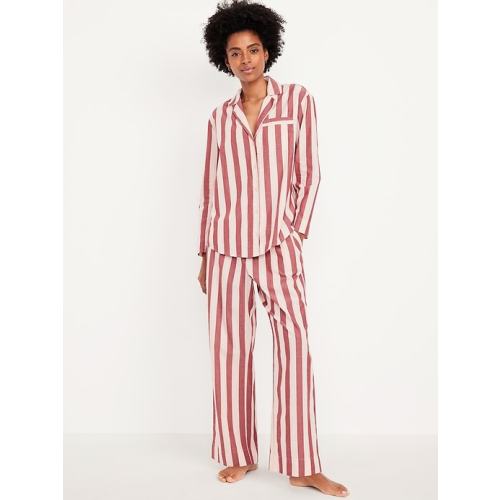 Poplin Pajama Pant Set