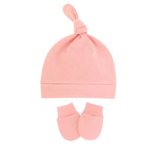 Lroveb Beanie for women Newborn Hats Fall Winter Soft Warm Knotted Cap Boys Girls - Organic Baby 0-6 Month Old Mittens Infant Toddler Gloves Hat