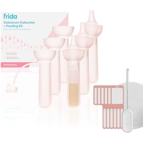 FridaMom Colostrum Collection Kit, Safe Materials, Hospital Bag Ready, 15pc
