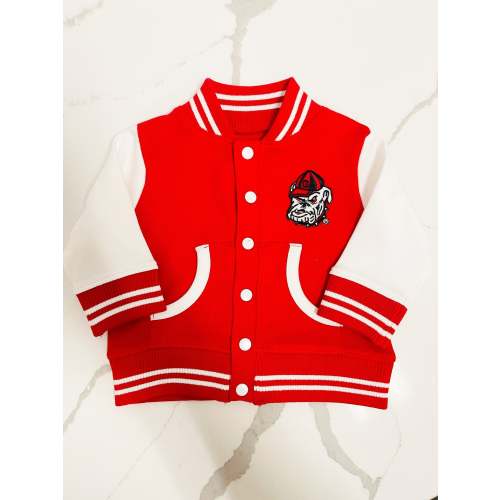 Georgia Varsity Jacket – Posh Tots Children's Boutique