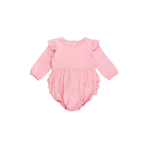 Long Sleeve Flutter Bubble Romper