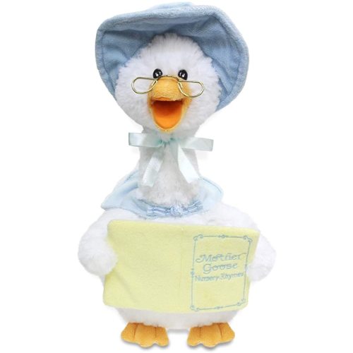 Cuddle Barn - Mother Goose Animated Stuffed Animal, Talking, Story-Telling Plush Toy for Kids, 14"