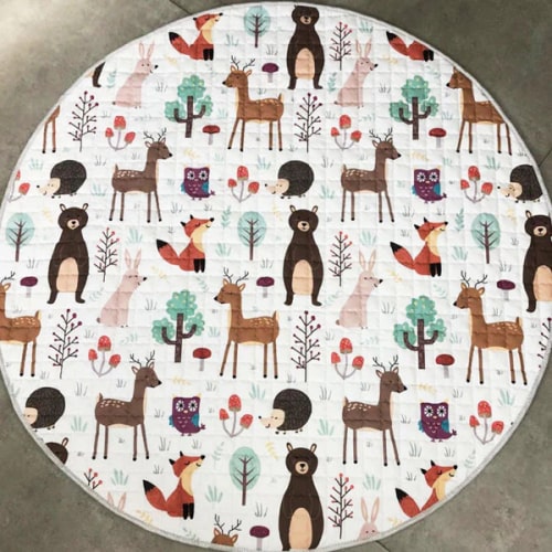 Forest Animals Baby Play Mat Online Australia – Nappy Bag Store