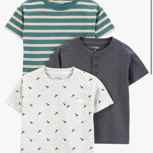 Simple Joys by Carter's Baby Boys' 3-Pack Short-Sleeve Tee Shirts