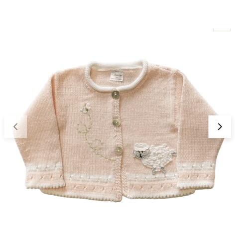 LAMB CARDIGAN, PINK