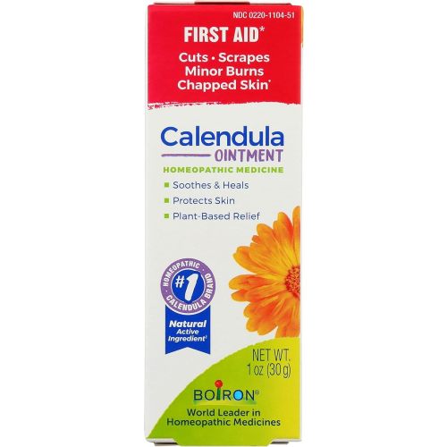 Boiron Calendula Ointment for Relief from Minor Burns, Cuts, Scrapes, and Insect Bites - 1 Oz