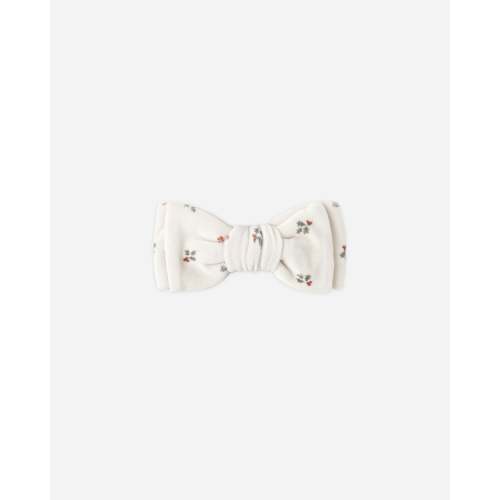 Velour Bow Headband || Holly Berry – Quincy Mae