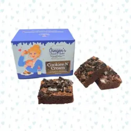 Cookies N' Cream Lactation Brownies 6 Individually Sealed Brewer's Yeast & Flaxseed for Breastfeeding Moms Delicious Supportive Snack US - TikTok Shop