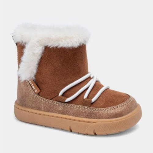 Baby Girl Every Step® First Walker Boots - Khaki | Carter's